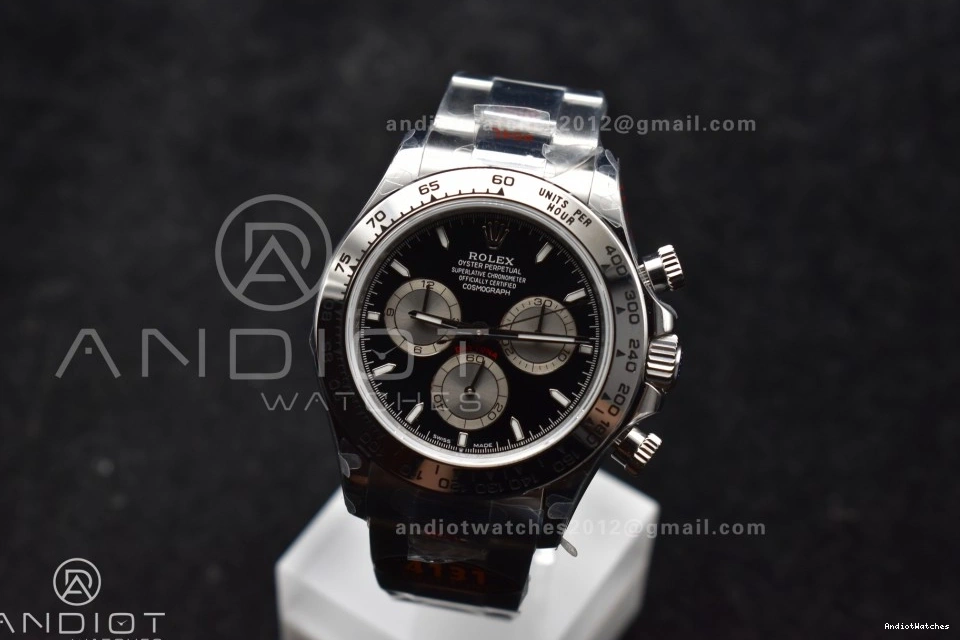 Black V QF 1:1 Edition Bracelet Silver on Dial 126509 SH4131 Classic Daytona 794 Best SS 0509
